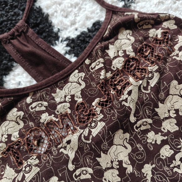 Store Close Mid Of Nov!! Tom & Jerry Brown Cami - Picture 5 of 6